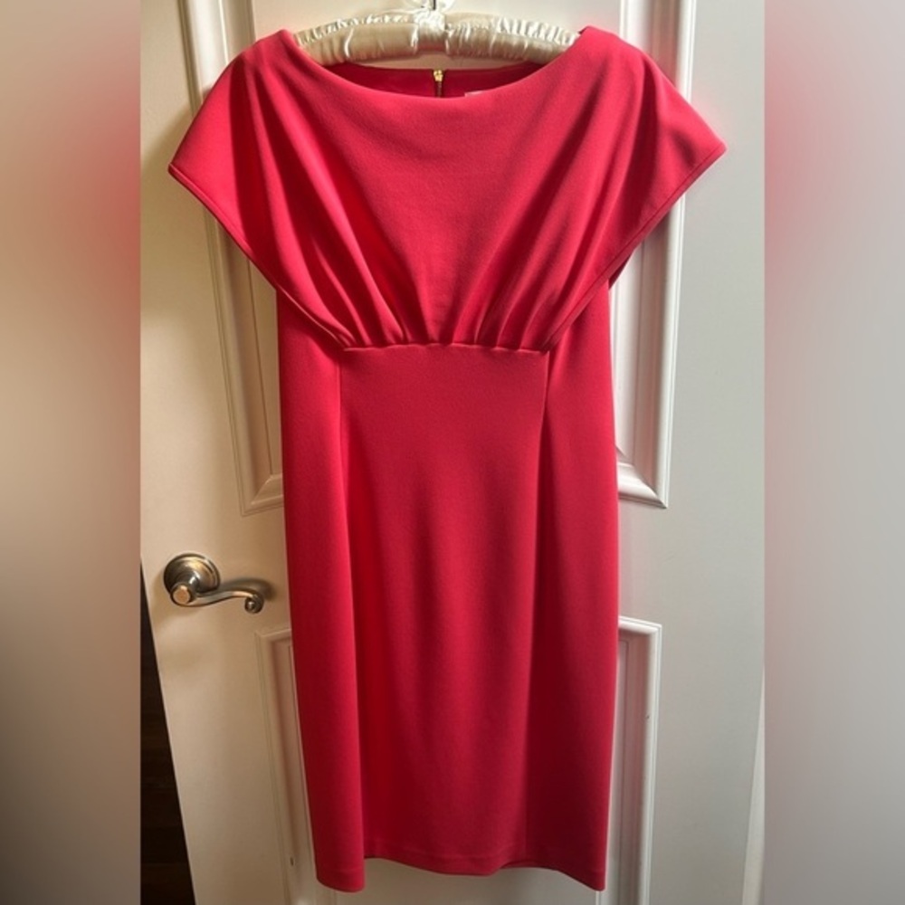Calvin Klein Ruched Sheath Dress